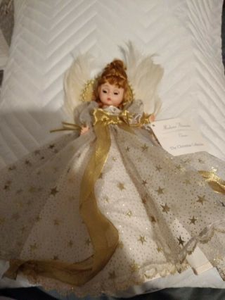Vintage Madame Alexander Heavenly Angel Gold Tree Topper 19610 with Tag 7