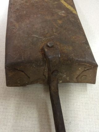 Antique Fireplace Tool / Coal Shovel hand made blacksmith steel 5