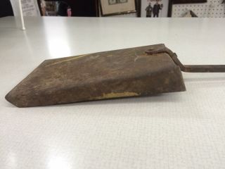 Antique Fireplace Tool / Coal Shovel hand made blacksmith steel 6