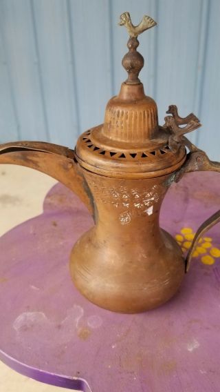 Hallmark Middle East Birds Arabic Turkish Bedouin Islamic Dallah Coffee Tea Pot