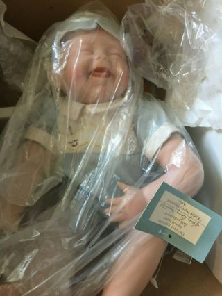 The Ashton - Drake Galleries Tickles Baby Boy Porcelain Doll 1992