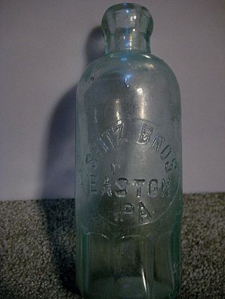 Antique Seitz Bros.  Easton Bottle