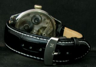 DOXA Antique WWII Era Rare Steel Large Wristwatch Metal Dial U - BOOT LOHS KIEL 6