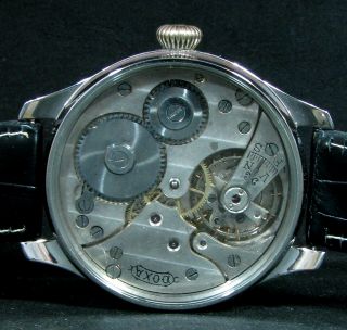 DOXA Antique WWII Era Rare Steel Large Wristwatch Metal Dial U - BOOT LOHS KIEL 7