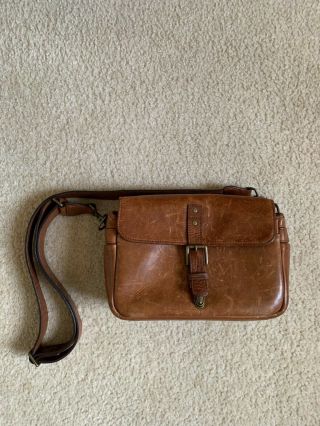 Ona The Bowery Leather Camera Bag / Insert,  Antique Cognac Leather - Pre - Owned