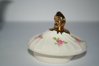 Sadler Teapot 2790 with pink rosebuds and 24ct Gold Trim Made in England 4