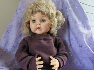 1964 Horsman Blonde - Blue Eyes (thirsty Walker) Doll Tb - 26 Vintage Doll