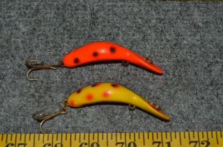 2 Heddon Tadpolly Fishing Lures