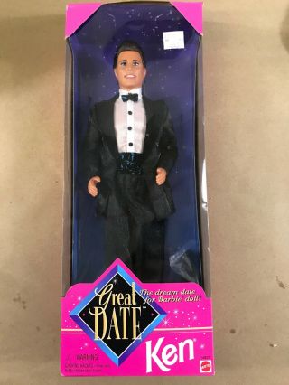 1996 Mattel Great Date Dream Date Ken Doll In Tuxedo 14837 B7