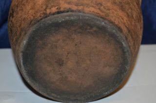 Antique Clay Pot Crock Old Pennsylvania Redware Glazed Out of Round Philadelphia 8