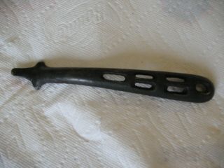 Vintage Cast Iron Skeletal Handle Lid Lifter For Pot Belly Or Cook Stove 8 1/4 "