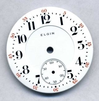 18s Elgin Double Sunk Dial For 3/4 Plate Veritas Model Movements