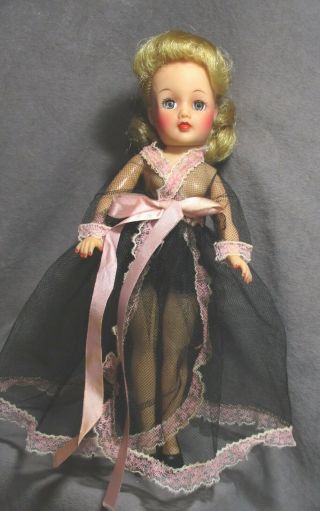 Vintage Ideal Little Miss Revlon - Pretty Blonde In Black & Pink