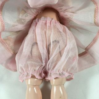 Medford Mass Tagged Dress Pink w - Gold Accents,  Bloomers & Hair Bow (No Doll) 8