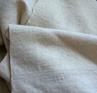 (n20) : Antique Organic Wool Homespun Blanket 2 - Panel Civil War Reenactment