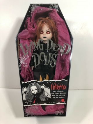 Living Dead Dolls Series 4 Inferno 10 " Doll Mezco Goth Halloween Horror