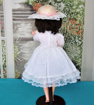 Gorgeous White Dress & Hat for Vintage 18 