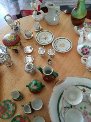 Dollhouse Miniature Tea Set.