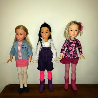 The Babysitters Club 18 Inch 1993 Vintage Dolls Dawn,  Stacy,  Claudia.  Open Box