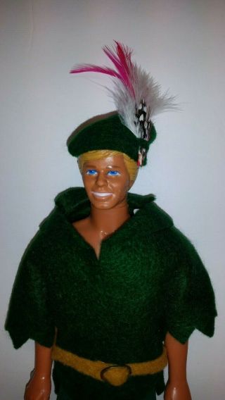 Vintage Mattel Barbie Star Ken Dressed as Peter Pan - Amusing OOAK : -) 2