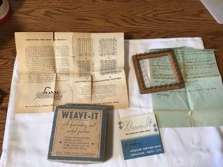 Antique Weave - It 2.  5 " Hand Loom Set Donar Products,  Corp.
