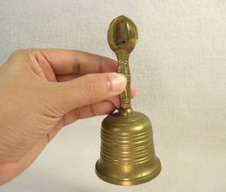 Antique Japanese Meiji Era (c.  1890) Bronze Buddhist Dorje Bell