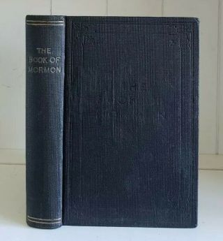 The Book Of Mormon Lds Joseph Smith Antique 1920 Hc Pressed Flowers Rasmussen