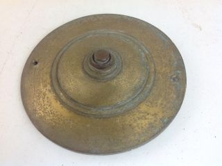 Very Large Vintage Brass Door Bell Reclaimed Old