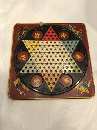 Antique Chinese Checkers Game
