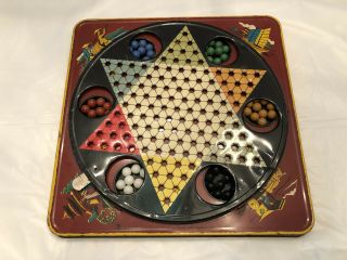 Antique Chinese Checkers Game 2