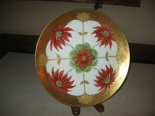 Antique Pickard Hand Painted Porcelain Plate Signed Lon