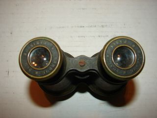 Vintage Antique Bardou & Son Field Glasses Binoculars Made in Paris France 3