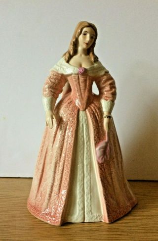 Vintage Goebel Porcelain Lady Figurine Queen Christina Of Sweden West Germany