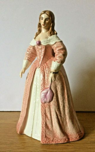 VINTAGE Goebel PORCELAIN Lady Figurine QUEEN CHRISTINA OF SWEDEN West Germany 7