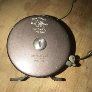 Shakespeare Automatic Fly Reel No.  1824 Stripping Vintage Look
