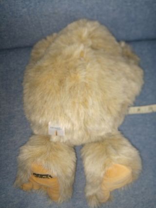 Vintage tan Beeple Big Foot Plush Doll by Carousel Toy Giggles & Beeps Sasquatch 3