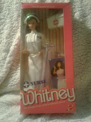 Nurse Whitney Barbie Doll 1987 Mattel