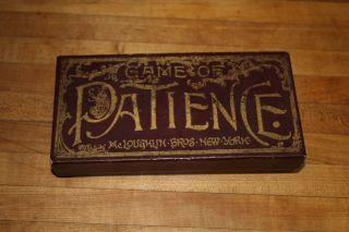 Antique The Game Of Patience - - Numbers,  Numbers - - Mcloughlin Brothers 1890 
