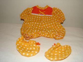 Vintage Strawberry Shortcake Orange Blow Kiss Outfit And Booties Replacement