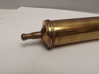 PUMP [ Lacquered Brass ] Wood Handle [ Evacuating ] Vacuum Pump 4