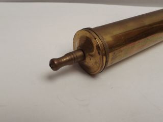 PUMP [ Lacquered Brass ] Wood Handle [ Evacuating ] Vacuum Pump 8