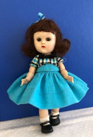 Vintage Vogue Slw Ginny Doll In Her Tagged Tiny Miss Series Dress