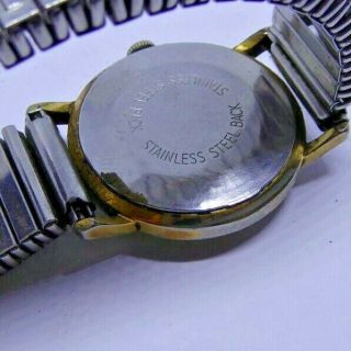 Gent ' s Vintage TIMEX Hand Winding Mechanical Wristwatch 3