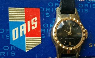 Oris 17 Jewels Movement Swiss Made Vintage H/wind Mechanical Ladies Watch