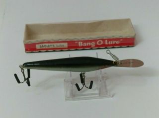 Bagley Balsa 5 Go - Devil Vintage Fishing Lure W/box - Es - 5 - Gd Eel Skin