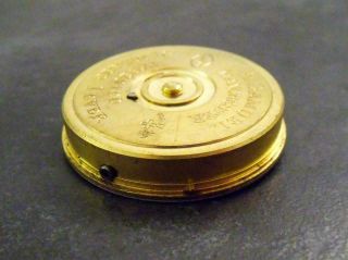 Vintage H Samuel Acme Lever Keyless Fob Pocket Watch Movement For Spares Repair