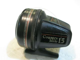 Johnson Country Mile 15 Vintage Spin Casting Reel Old Good