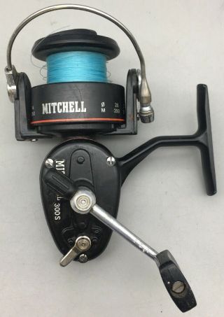 Vintage Mitchell 300 - S Spinning Reel Made In France For Parts/repair - D29