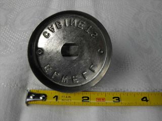 ANTIQUE TIN ADVERTISING ELWELL CABINETS BISCUIT COOKIE CUTTER 2
