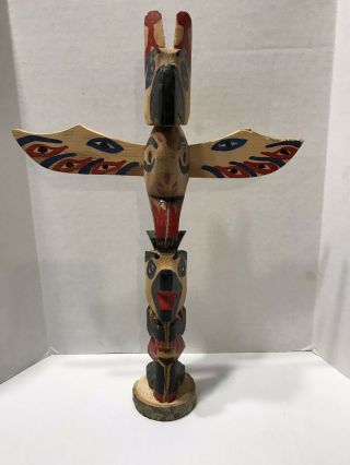Totem Pole.  Ojibwa 1960 